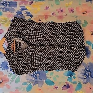 Small Short-sleeve Patterned Jach's Girlfriend button-up